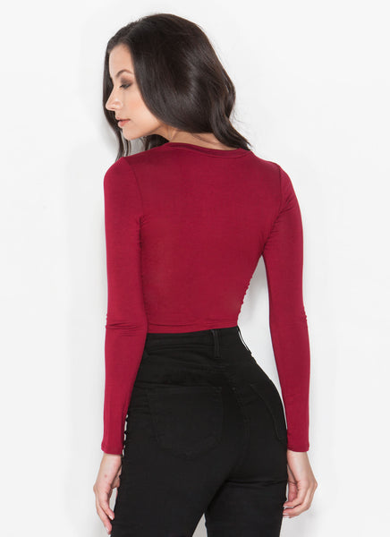 Not-So-Basic Long Sleeve Crop Top