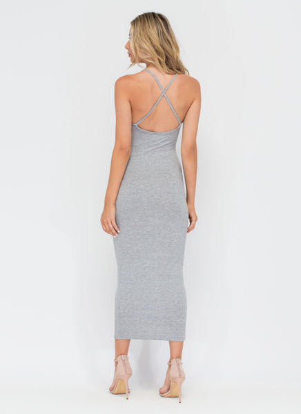 Daily Essential Ribbed Tank Dress