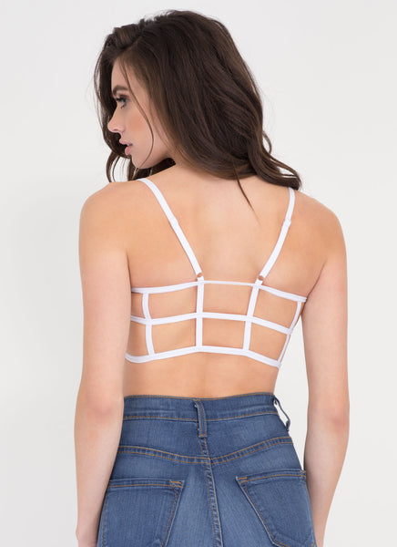 Intersection Strappy Caged Back Bralette