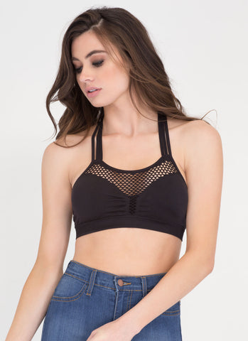 Cast Your Net Sports Mesh Bralette