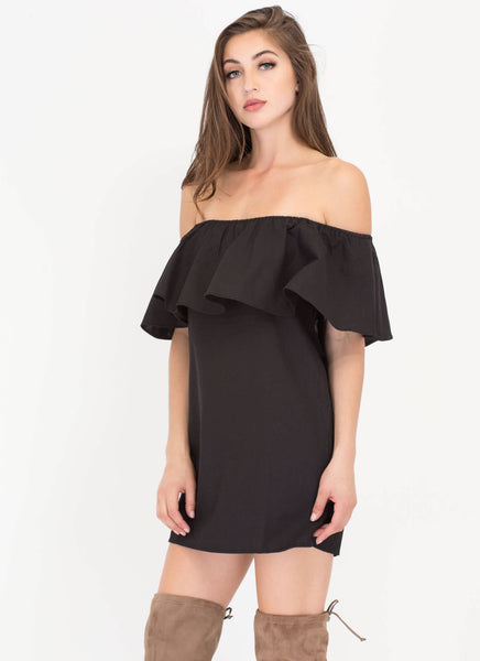 Flare-y Tale Ending Woven Shift Dress