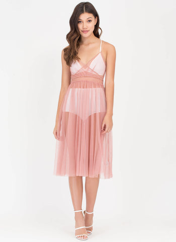 City Ballerina Sheer Tulle Dress