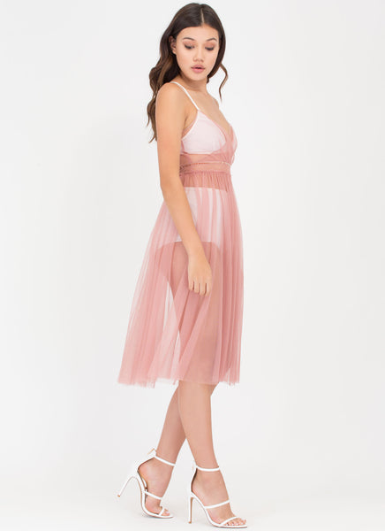 City Ballerina Sheer Tulle Dress