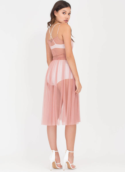 City Ballerina Sheer Tulle Dress