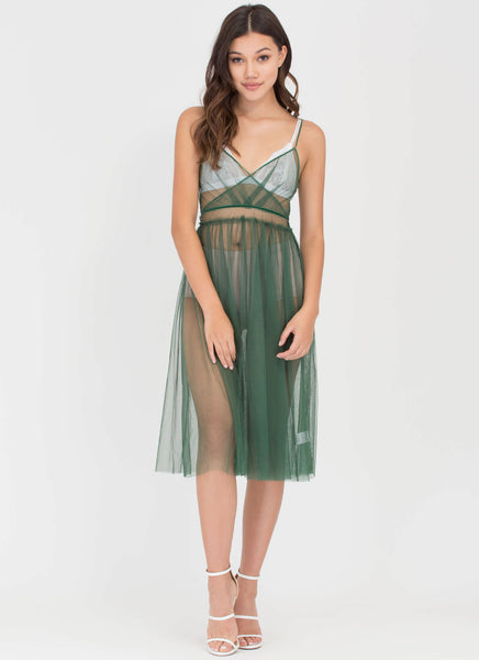 City Ballerina Sheer Tulle Dress