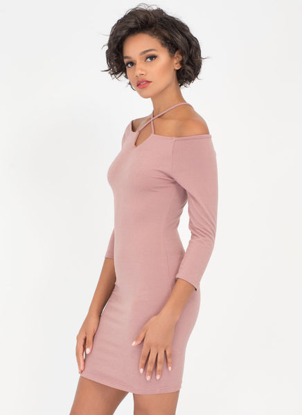 X It Strappy Off-Shoulder Dress