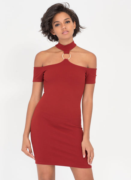 Ring Leader Off-Shoulder Dress