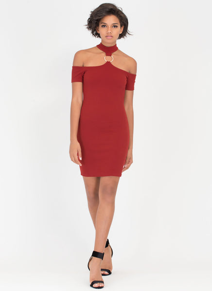 Ring Leader Off-Shoulder Dress