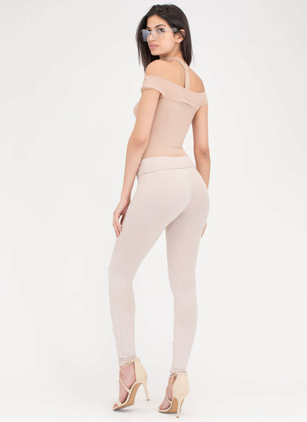 Sheer Perfection Mesh Inset Leggings