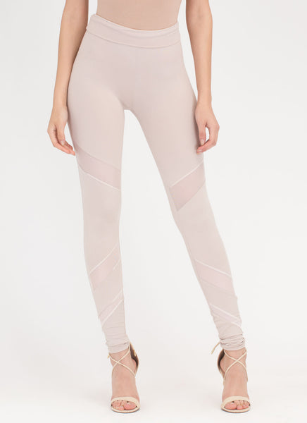 Sheer Perfection Mesh Inset Leggings