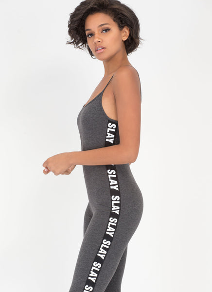 Slay It Again Graphic Full Bodysuit