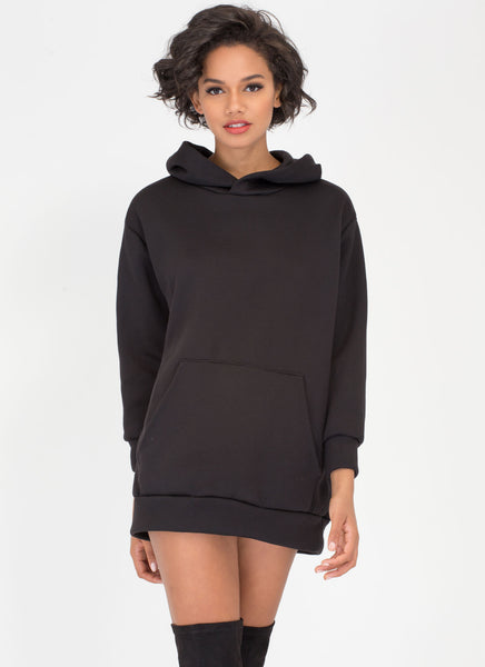 Homebody Hooded Sweatshirt Dress