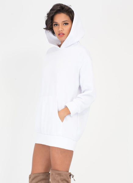 Homebody Hooded Sweatshirt Dress