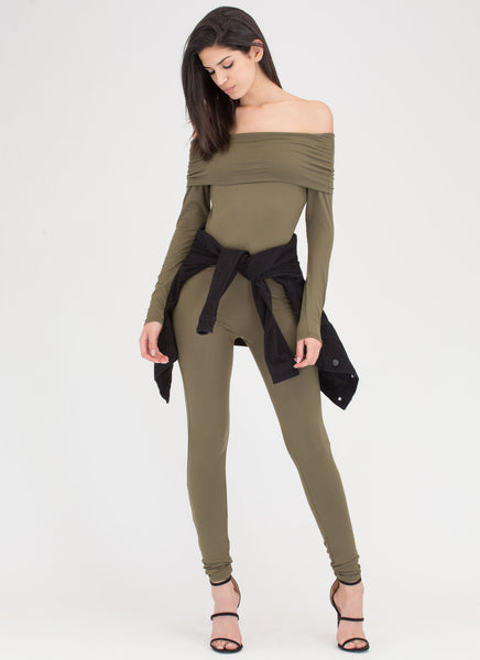 Chic Attack Off-Shoulder Full Bodysuit