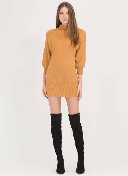 Like A Dream Ribbed Sweater Dress