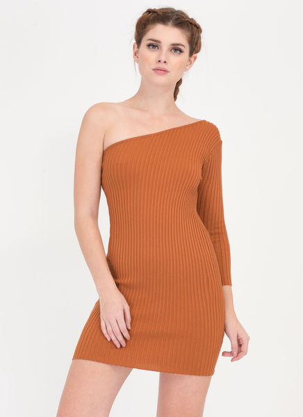 One-Up Asymmetrical Sweater Dress