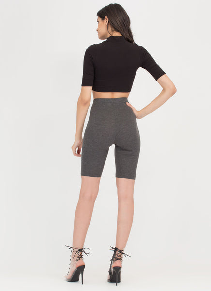 So Long High-Waisted Capri Biker Shorts