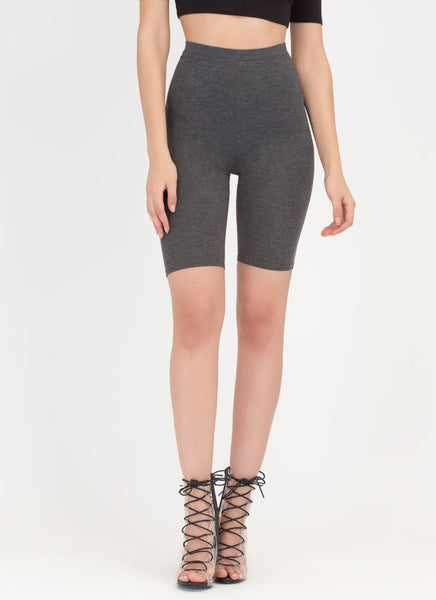 So Long High-Waisted Capri Biker Shorts