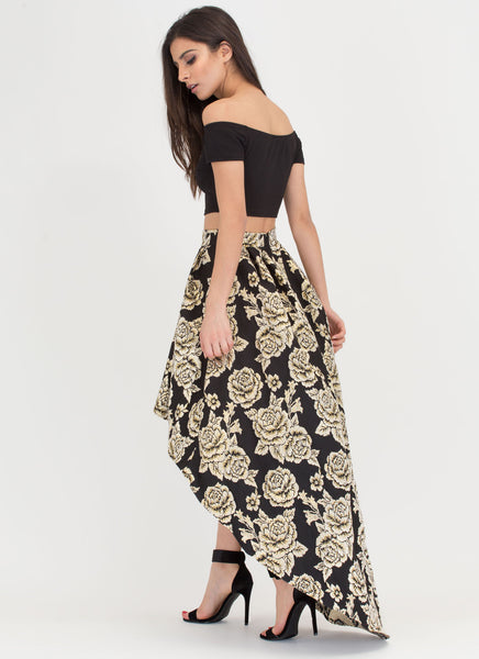 Grand Entrance Floral Two-Piece Dress