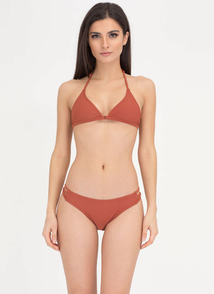 Fit To A T-Strap Caged Bikini Set