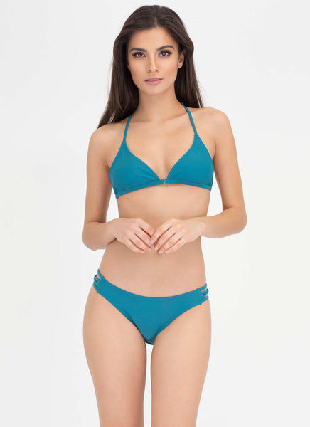 Fit To A T-Strap Caged Bikini Set