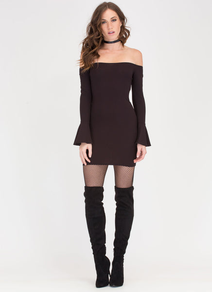 Bell Of The Ball Off-Shoulder Dress