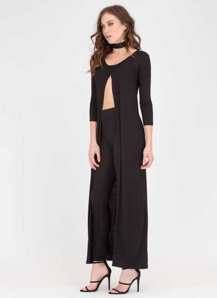 Split Happens Maxi Top And Pant Set