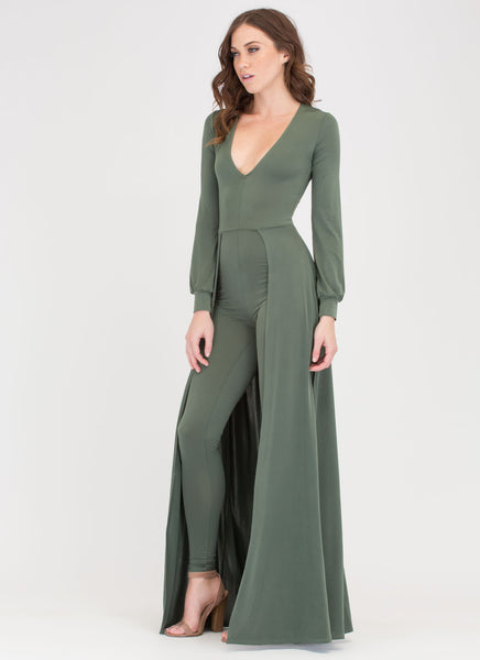 Sweep Off Your Feet Plunging Maxi