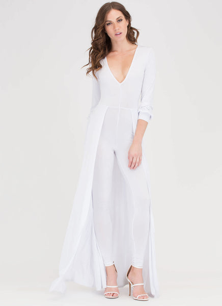 Sweep Off Your Feet Plunging Maxi