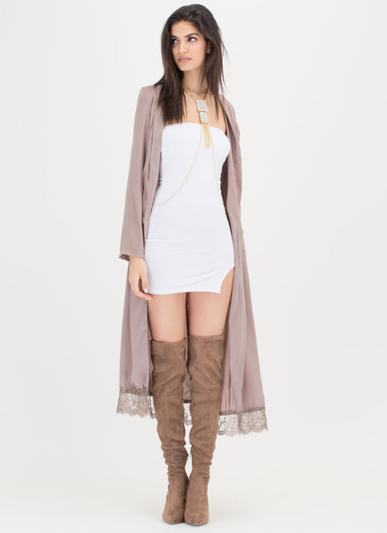 Romance Novel Satin 'N Lace Duster