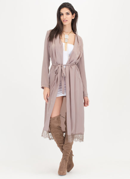 Romance Novel Satin 'N Lace Duster