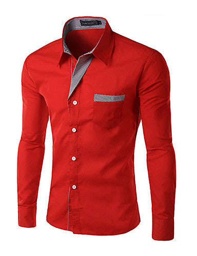 10 Colors High Quality Men's Slim Fit