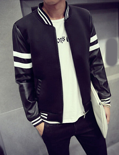 Men's Long Sleeve Casual Jacket