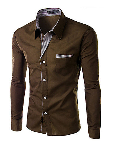 10 Colors High Quality Men's Slim Fit